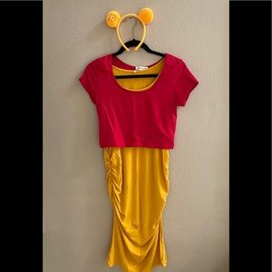 Maternity Winnie the Pooh costume